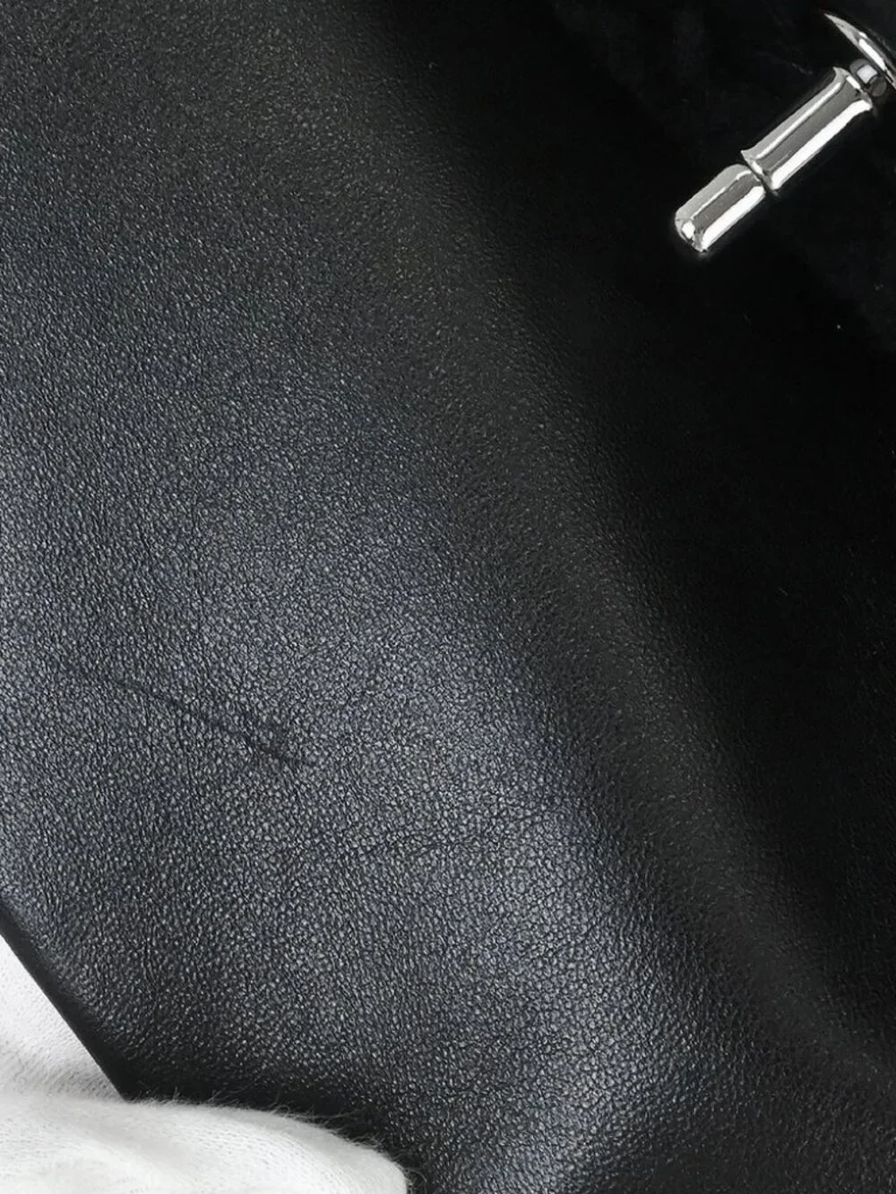 Chanel Black Mouton Chain Tote Bag 178246